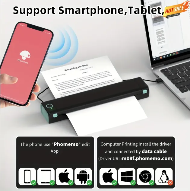 ????Portable Printer Wireless, Compatible With Phone & Laptop - Image 2