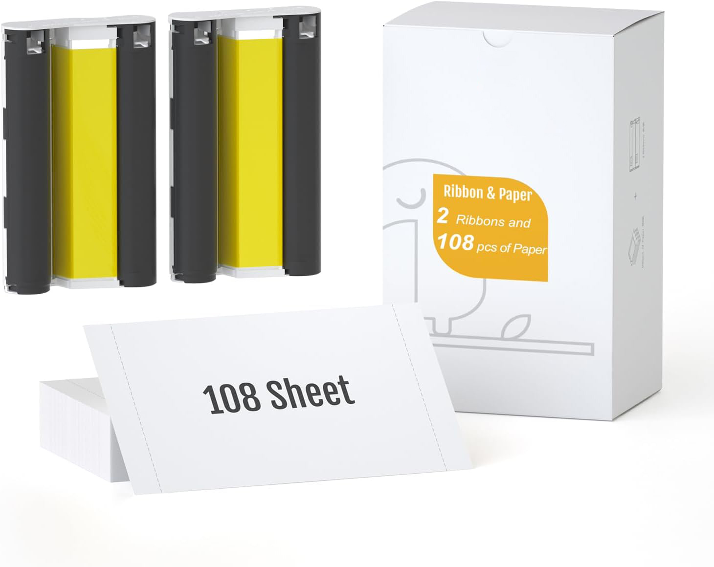 4"X 6" Photo Paper 108 Sheets and Two Ribbons - Image 6
