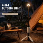 4-in-1 Telescopic Camping Light & Rechargeable Outdoor Torch