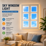 Smart Sky Window Light – Simulated Blue Sky LED Light with Adjustable Colour Temperature & Multi-Device Control